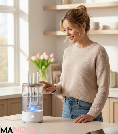 GlamClean – 3-in-1 Kwastenreiniger | 50% KORTING