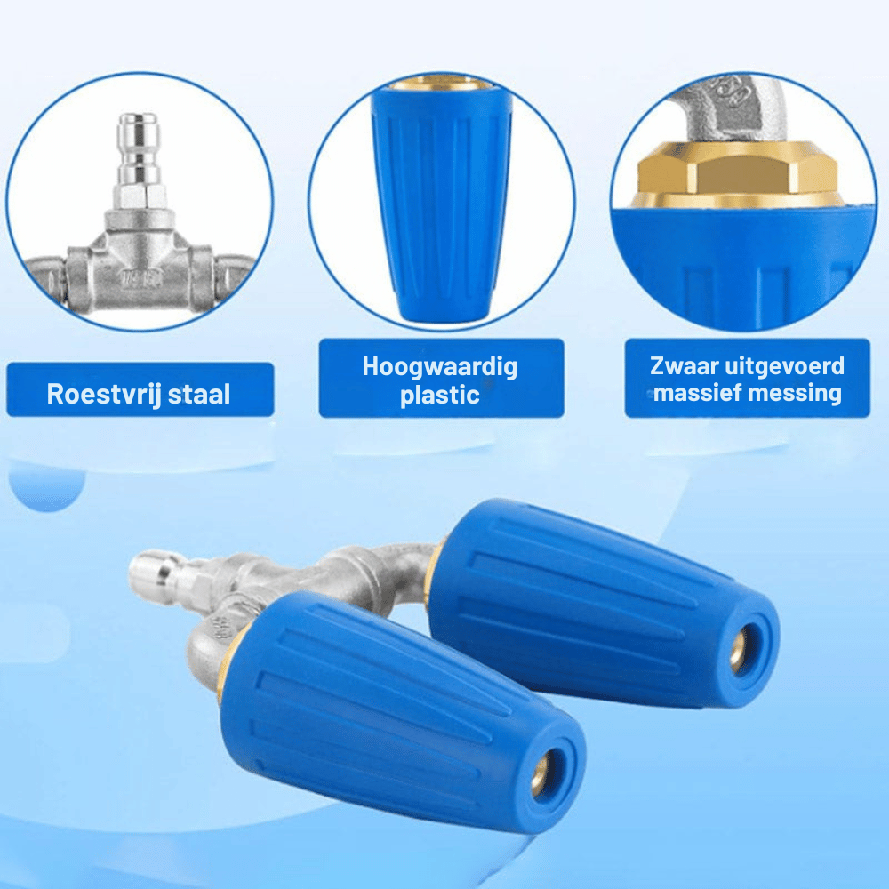 SwiftJet — Dual Turbo Nozzle | 50% KORTING