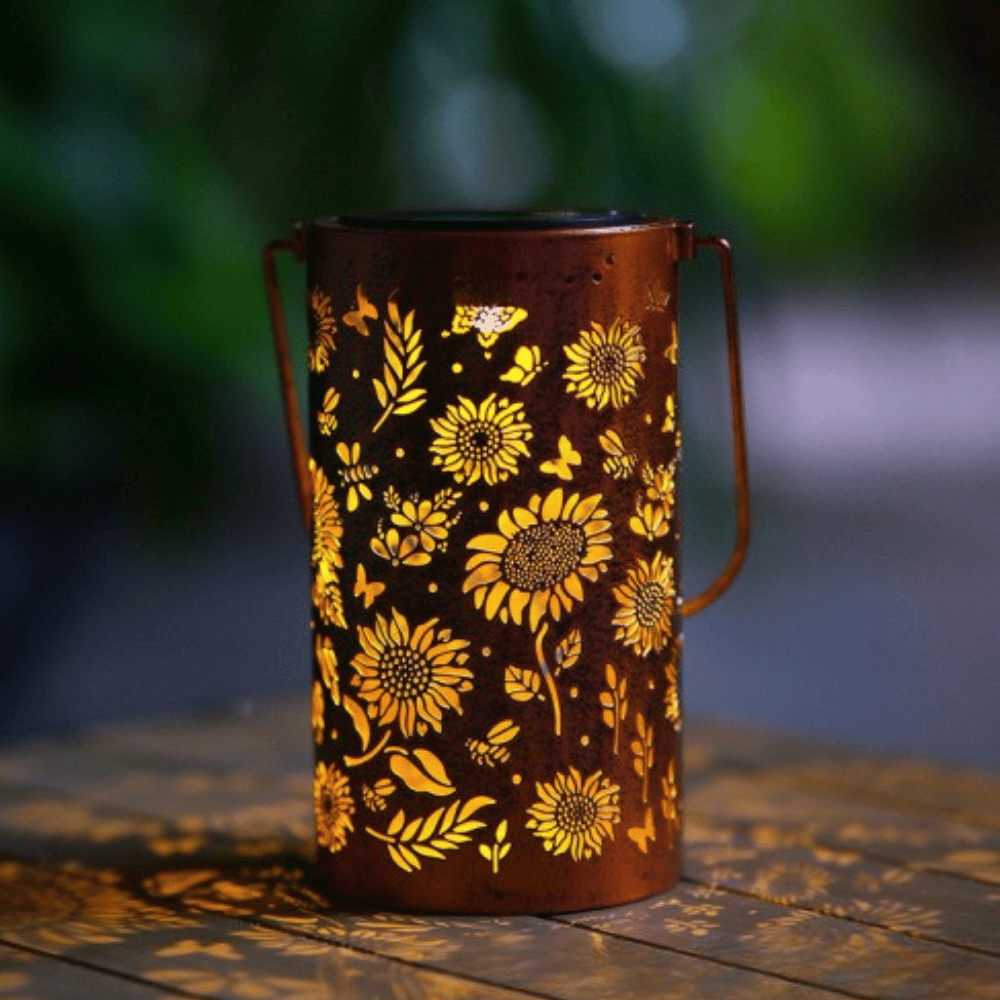 GlowFlora — Solar Tuin Lantaarn | 2+1 GRATIS
