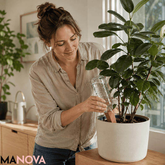 AquaThrive Set van 4 — Keramische Waterspikes voor Planten | 50% KORTING