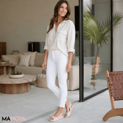 Lina — Gewatteerde Platte Sandalen voor Dames | 50% KORTING