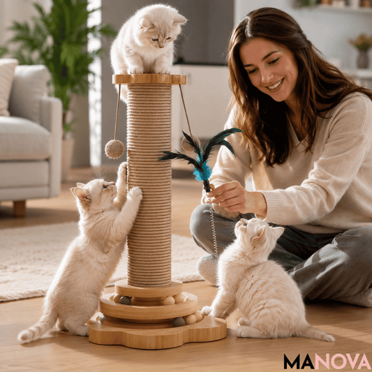 WhiskerJoy — Interactief Speelcentrum voor Katten | 50% KORTING