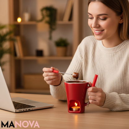 ChocoGlow – Elegante Fonduebeker | 50% KORTING