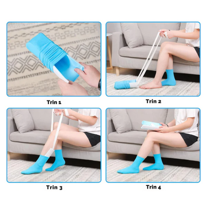 SockSlide – De makkelijke oplossing voor het aantrekken van sokken | 1+1 GRATIS