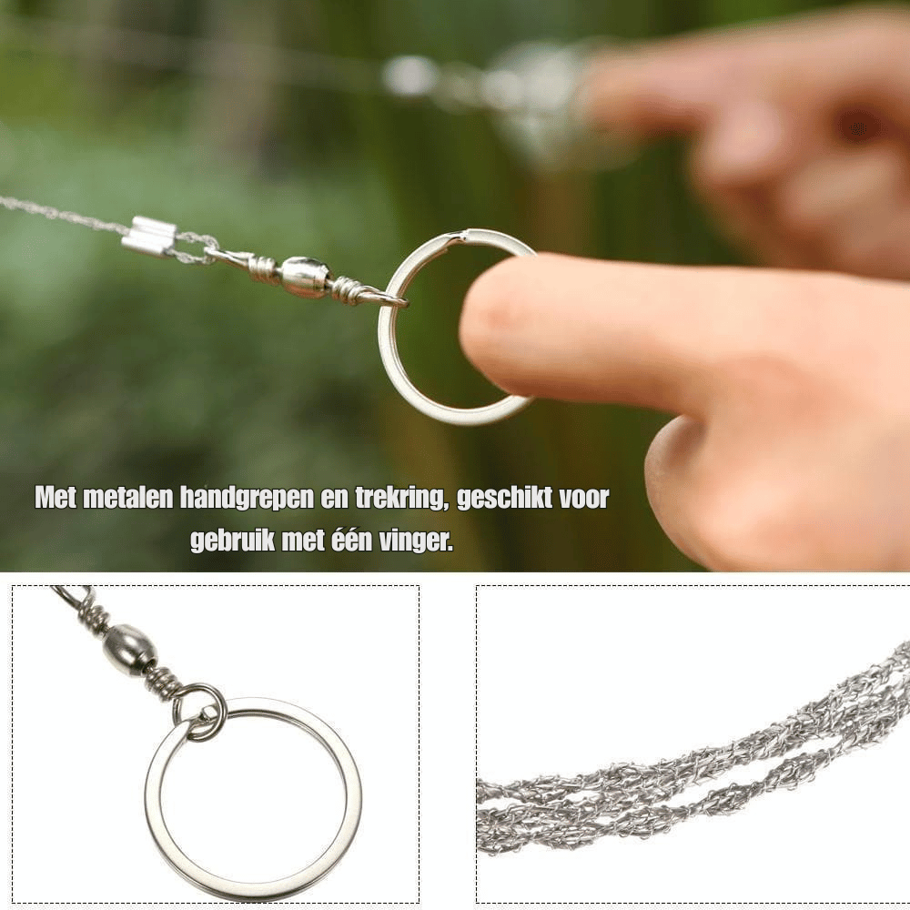 EdgeTrail – Ultra-Compact Wire Saw | 1+2 GRATIS