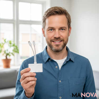 DataLink – 3-in-1 SD/TF/USB-kaartlezer | 1+1 GRATIS