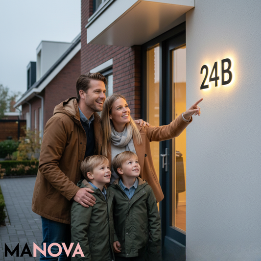 LightHome – LED-huisnummer, waterdicht voor buiten | 1+1 GRATIS