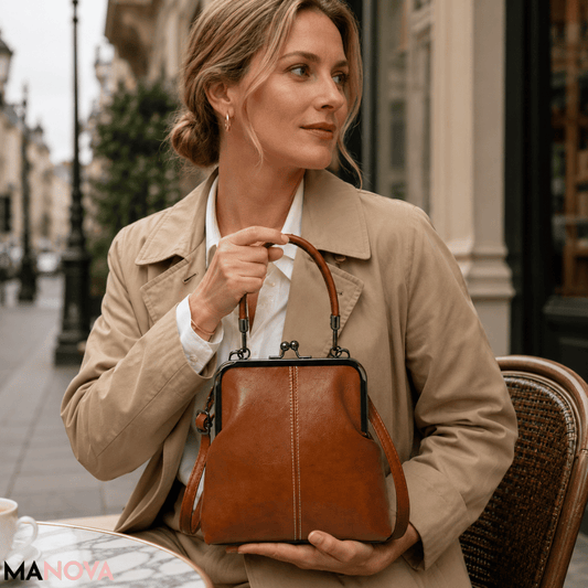 Alicia — Vintage Schelptas | 50% KORTING