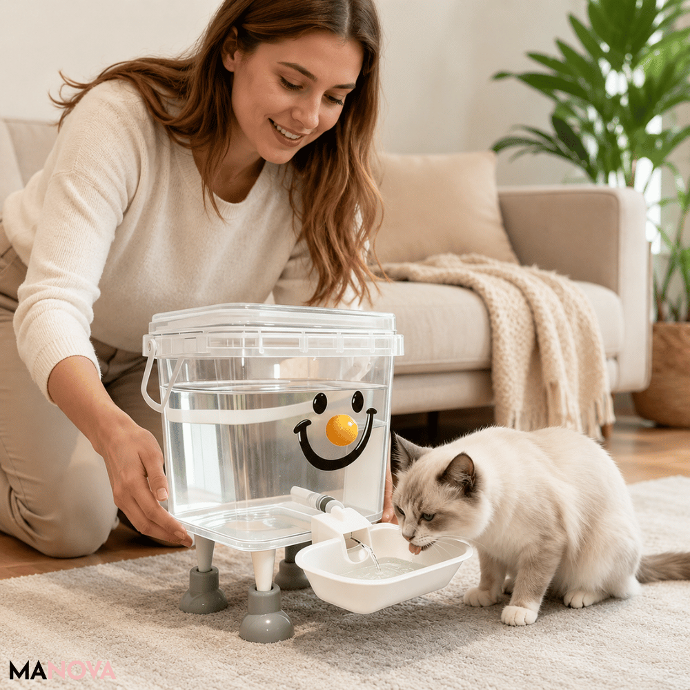 SilentFlow — Grote Stille Drinkfontein voor Huisdieren | 50% KORTING