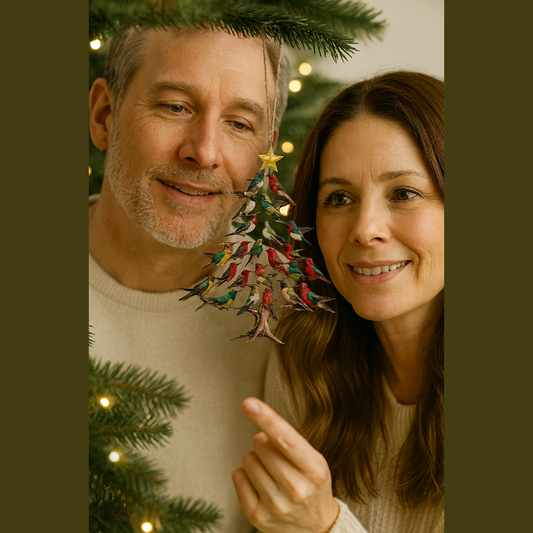 Winterly – Kolibrie 2D acryl kerstversiering | 1+2 GRATIS