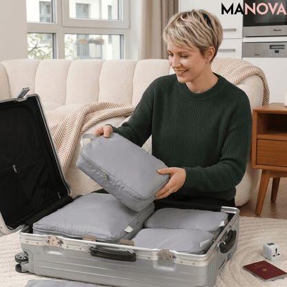 PackEase – Compressie Reis Set 6t stuks | 50% KORTING