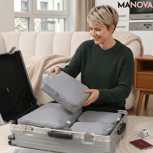 PackEase – Compressie Reis Set 6t stuks | 50% KORTING