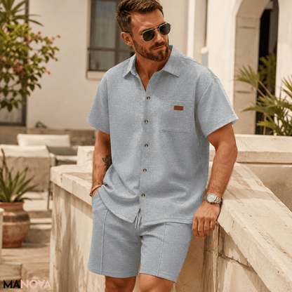 Elijah — Zomershirt met Reverskraag | 50% KORTING