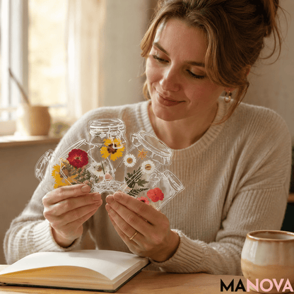 CrystalBloom — Bladwijzer met Bloemenmagie | 1+1 GRATIS