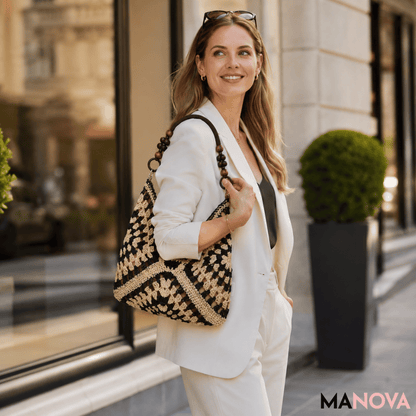 Luna — Gevlochten Kraaltas | 50% KORTING