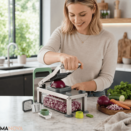 GlideChop Pro — Multifunctionele Groentehakker | 50% KORTING