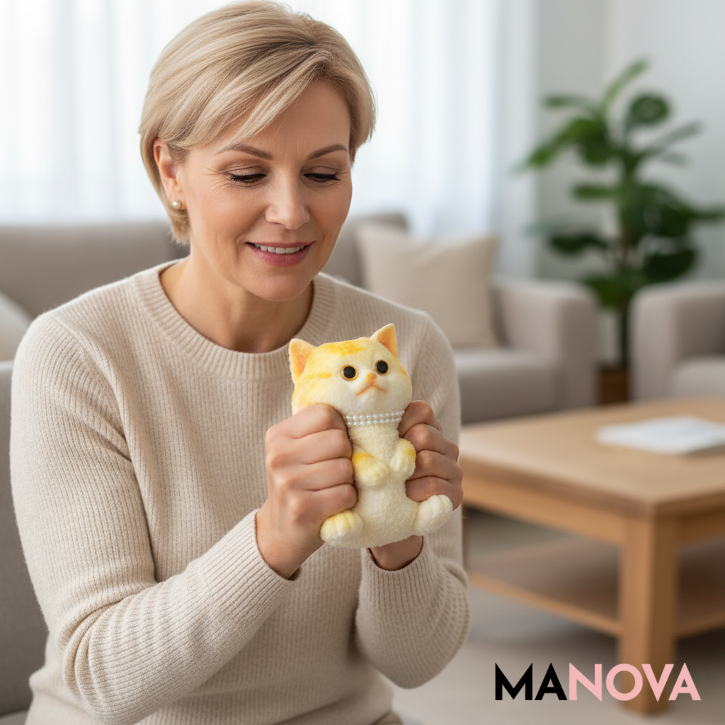 PurrEase – Schattige katten stressbal speelgoed | 50% KORTING