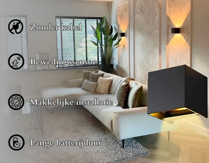 LumiEase - Draadloze en luxe wandlamp | 50% KORTING