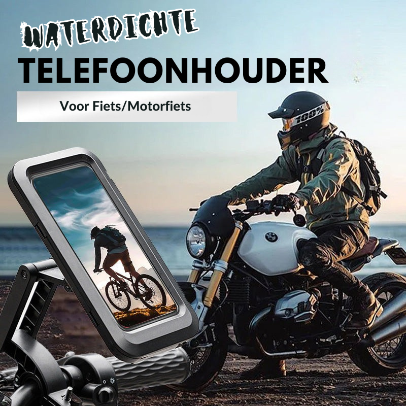 AquaGrip™ – Waterdichte Telefoonhouder Fiets | 50% KORTING