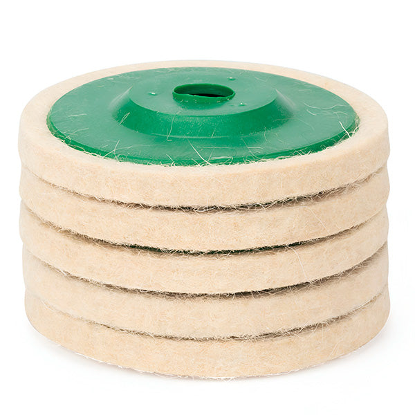 Viltpolijstschijf (set van 3)
