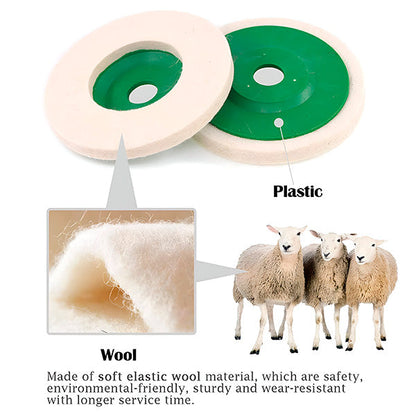 Viltpolijstschijf (set van 3)