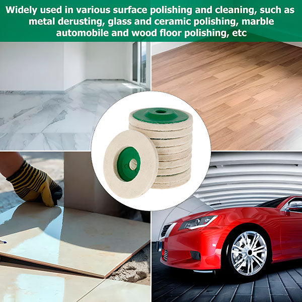 Viltpolijstschijf (set van 3)