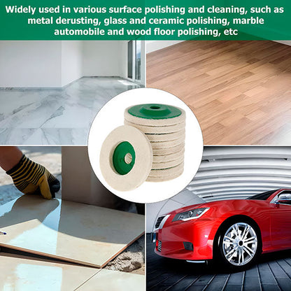 Viltpolijstschijf (set van 3)