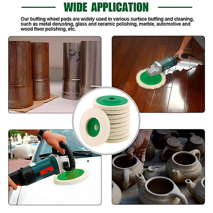 Viltpolijstschijf (set van 3)