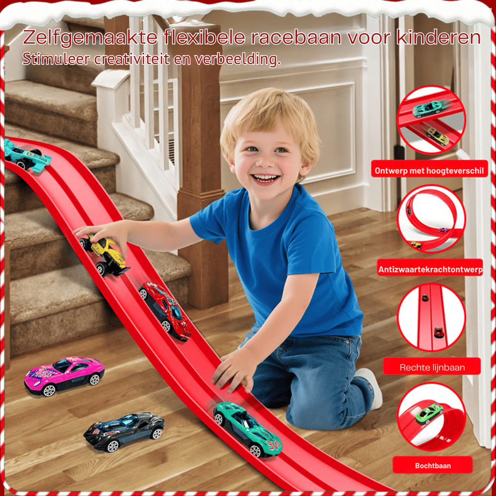 RacerX – DIY Flexibele Hot Wheels Racebaan | 50% KORTING
