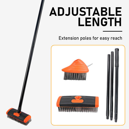 TripleSweep Borstelset – Moeiteloze Reiniging Buiten