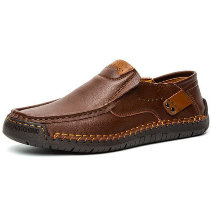 Nolan – Herenleren schoenen met flexibel comfort