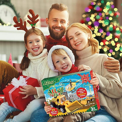 Adventskalender Bouwvoertuigen — Dagelijkse Fantasie Ontdekking