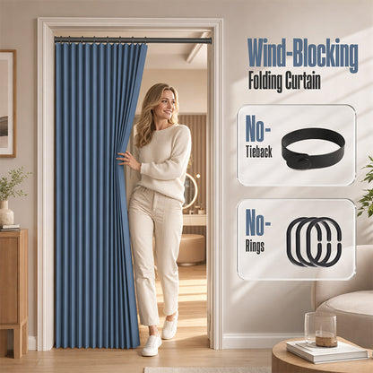 Magnetisch Opvouwbaar Gordijn — Directe Privacy, Puur Comfort