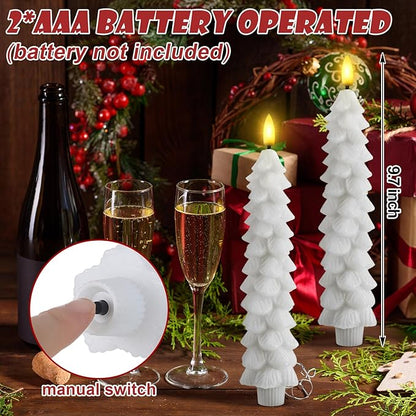 LumaGlow Set van 4 – Vlamloze taps toelopende kaarsen met afstandsbediening | 50% KORTING