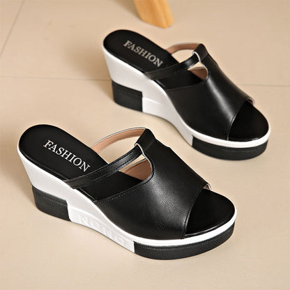 Heidi — Dames Sleehak Sandalen met Gevoerde Comfort