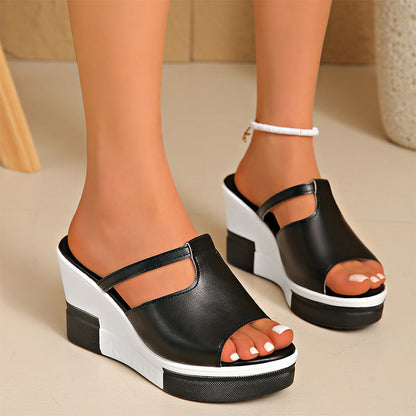 Heidi — Dames Sleehak Sandalen met Gevoerde Comfort
