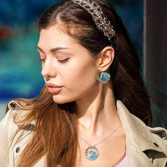 Kimberly – Prachtige marine sieradenset | 50% KORTING