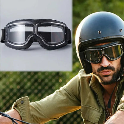 RideGuard — Vintage Rijdersbril | 50% KORTING