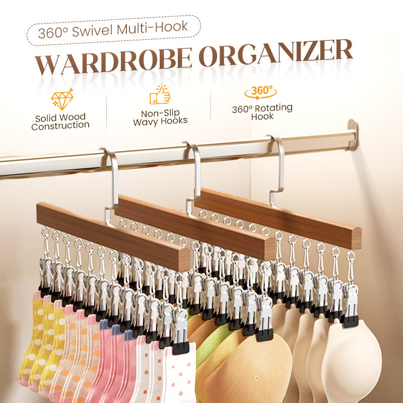 ClosetMagic – Houten Multi Hanger | 1+1 GRATIS