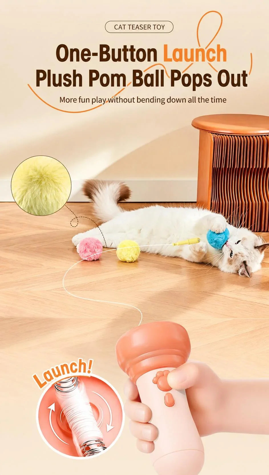 FurryWhirl – Eindeloos Vrolijk Katten Speelgoed
