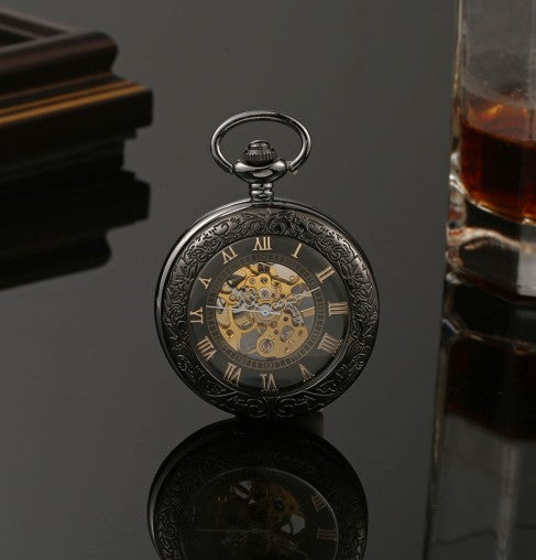 Mechanisch Zakhorloge met Spinnenwebpatroon — Bezit Tijdloze Gedurfdheid