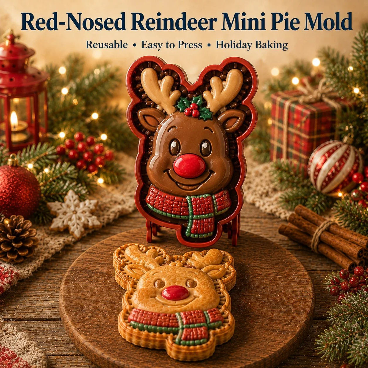 JoyMold Mini Taartjesmaker met 9 Designs – Ontketen Vrolijk Bakplezier