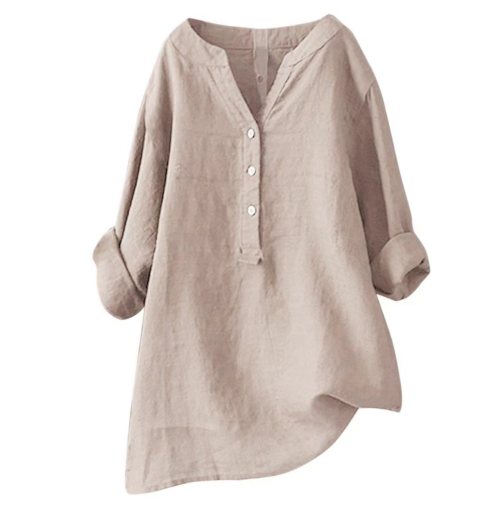 Heidi – Dames Casual Jurk met V-hals en Verstelbare Mouwen