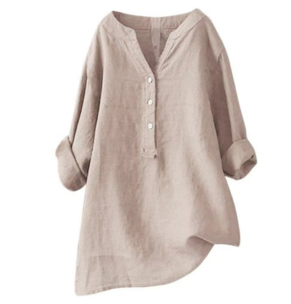 Heidi – Dames Casual Jurk met V-hals en Verstelbare Mouwen