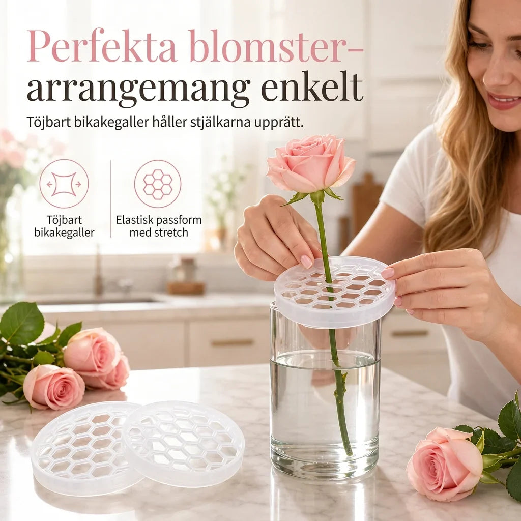 FlexiBloom Siliconen Raster — Perfecte Stelen, Elke Keer