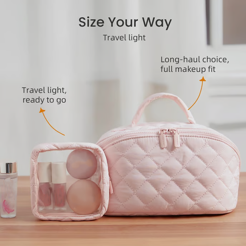 Elegante Alles-in-één Tas – Organiseer Schoonheid Moeiteloos