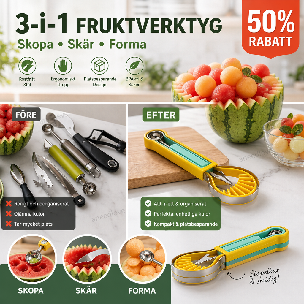 VegaSculpt — moeiteloze fruitkunst
