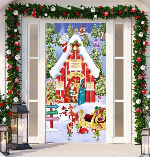 Feestelijke Deurdecoratie — Ontsteek Direct Vreugde