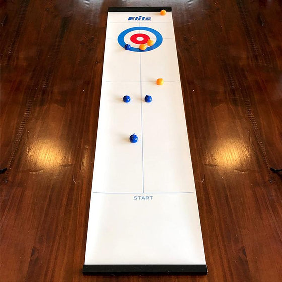 🎅Vier Kerstmis💯2025 Nieuw Tafel Curling Spel voor het Hele Gezin