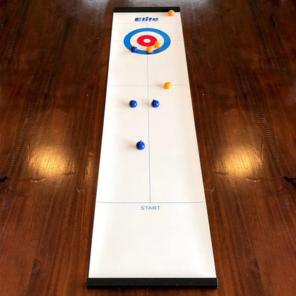🎅Vier Kerstmis💯2025 Nieuw Tafel Curling Spel voor het Hele Gezin